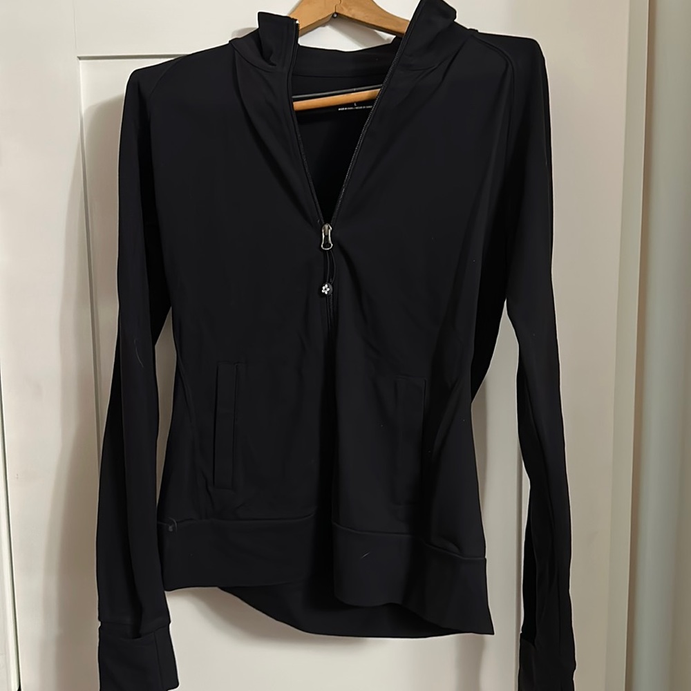 Tuff Athletics Black Athletic Zip-Up